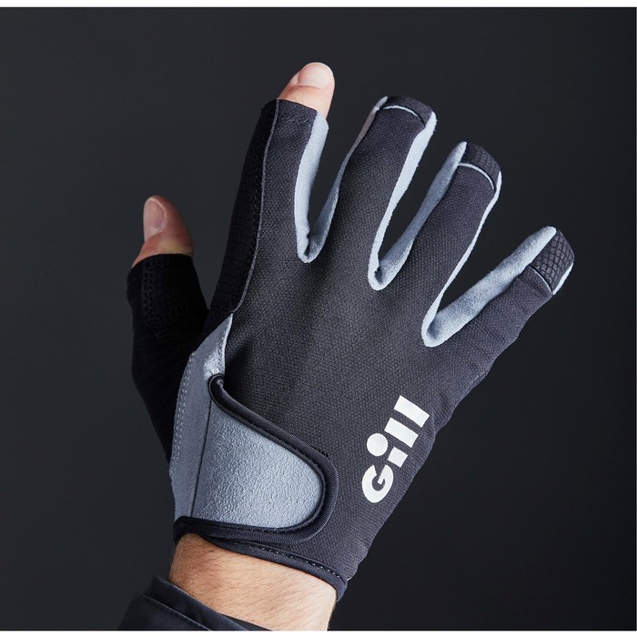 2024 Gill Deckhand Long Finger Gloves 7053 - Black